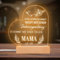 Rebundex Acryl Nachtlicht Led Lampe Mutter Geschenke für Mama zum Geburtstag Mama Geschenk für Mama Geburtstag Muttertagsgeschenke für Mama Geburtstagsgeschenk für Mama Muttertag Geschenk