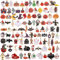 SANNIX 110 Stück Halloween Charms Gold Emaille Schmuckherstellung Charms für Halloween Armband Halskette Herstellung und Dekoration