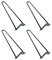 Harzgussformen, Fluss-Tisch-Silikonform mit Tischbeinen, Harz, Epoxidharz, Handwerk, Polymer-Ton, Handwerk, Ornament, Schmuckherstellungswerkzeuge