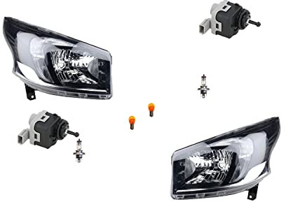 Johns, Scheinwerfer passend für Opel Vivaro 06/2014- Leuchtmittel Links Re + Stellmotor