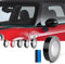 NewL Autofensterverkleidung, Vinylfolie, Tür, Taille, DIY-Aufkleber, Dekoration, Schwarze Linie, für Mini Cooper R53, R55, R56, R60, R61, F54, F55, F56, F60 (Hellschwarz, 1,7 x 900 cm)