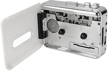 Tape-to-PC, USB-Kassetten-zu-MP3-Player-Konverter mit USB-Kabel, Walkman-Kassettenspieler mit USB, 3,5-mm-Kopfhörer- und Gleichstromanschlüssen