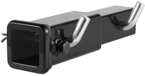 VEVOR Anhängerkupplungsverlängerung passend für 5,08 cm Empfängerkupplungsadapter, 17,78 cm Verlängerungslänge 1,81 Tonnen Anhängelast Kupplungsstifte Clips Bolzen und Mutter im Lieferumfang enthalten