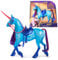 Unicorn Academy Einhorn River - ca. 28 cm großes Einhorn von Isabel zur beliebten Netflix-Serie, mit beweglichem Kopf, abnehmbarem Zaumzeug und Sattel für realistisches Rollenspiel, ab 4 Jahren