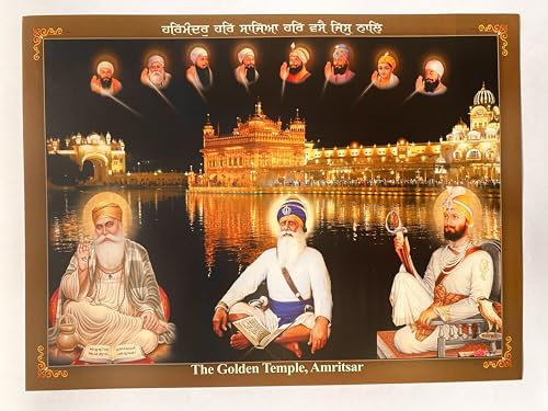 Fotoposter Baba Deep Singh Ji Guru Nanak Guru Gobind Singh Ji Golden Temple Sikh Gurus Das Guru Foto Char Sahibzade Maa Gujri ji Chaar Sahibzaade Baba Deep Singh Guru Gobind Singh Ji Foto Guru Sikh