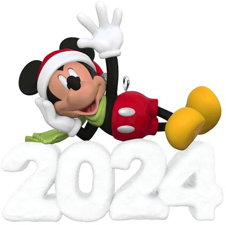Hallmark Keepsake Weihnachtsschmuck 2024, Disney Mickey Mouse A Year of Magic 2024, Geschenke für Fans