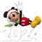 Hallmark Keepsake Weihnachtsschmuck 2024, Disney Mickey Mouse A Year of Magic 2024, Geschenke für Fans