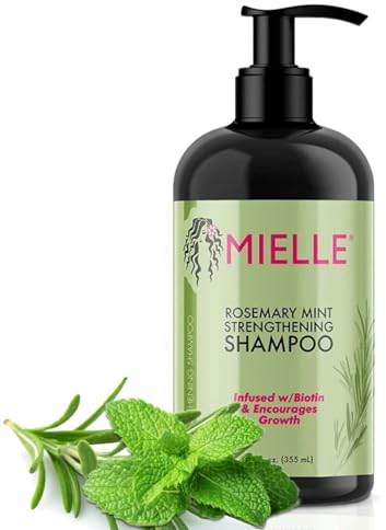 P-Beauty Rosmarin Minze Shampoo, mit Biotin 355ml - stärkendes Haarshampoo - Shampoo für Haarwachstumm & Haarausfall - Haarpflege & Kopfhautpflege - Stärkungsshampoo - Schuppenshampoo