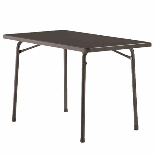möbelando Klapptisch >220/< in grau, anthrazit/Mecalit®-Pro - 115x72x70cm (BxHxT)