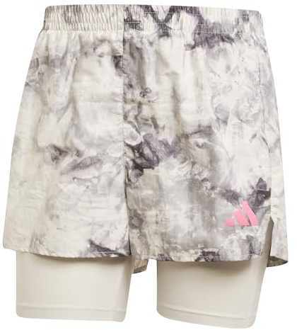 adidas Women's Own The Run Spray Dye 2-In-1 Shorts