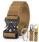 HondoKet Nylon-Taillengürtel, Taillenbund, Outdoor-Trainingsgürtel, einfaches Entriegeln, Sport, Klettern, verstellbare Metallschnalle, 125 x 3,8 cm,