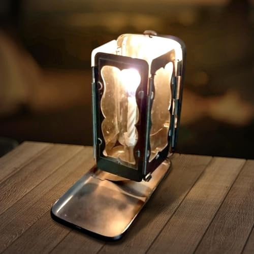 TQEBWUS Faltbare Kerzenlaterne Im Taschenformat - New Krogesdiscount Folding Pocket Candle Lantern - Tragbare Outdoor Kleine Tasche Kerze Laterne, Minis Dekorative Faltung Kerzenhalter Für Camping