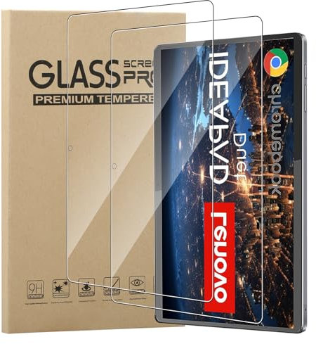 MEMELOKA Schutzfolie für Lenovo Ideapad Duet 5 Chromebook 13.3 Zoll, 2 Stück [Hohe Empfindlichkeit][Anti-Bläschen][Anti-Fingerabdruck] 9H Härte Anti-Kratzen Gehärtetes Glas Displayschutz