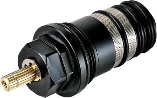 94282000 Unità di controllo della temperatura, compatibile con docce Hansgrohe Ecostat e riempitivi termostatici a 2 e 3 fori, 3/4 pollici con fusto in ottone e verniciatura galvanizzata avanzata