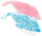 WOFASHPURET 4Pcs Dolphin Shaped Nail Brushes for Fingernail Cleaning Comfortable Grip Manicure Tools Random Colors for Hand and Foot Care