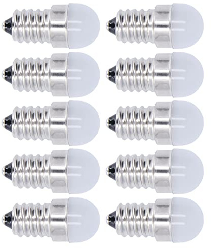 Haofy LED-Leuchtmittel E14, 1,5 W, 500 Lm, Warmweißes Licht, 360° Wärmeableitung für Deckenleuchte, Wandleuchte, Schrankbeleuchtung, Kleine Lampen, Kronleuchter-Befestigung
