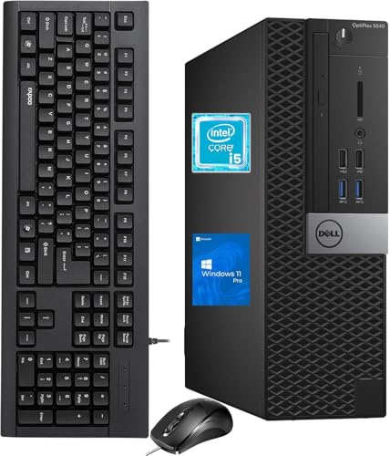 Dell OptiPlex 5040 SFF PC Computer, Intel Core i5-6500 2.50GHz, 8GB RAM, 256GB SSD, WiFi, Bluetooth, HDMI, Windows 11 Pro (Renovated)