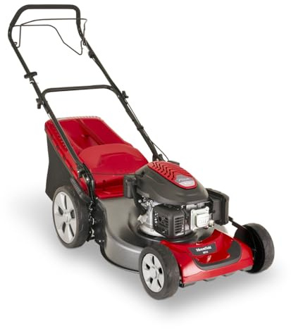 Mountfield Tosaerba a Benzina Semovente SP53 a, 166 cc, 51 cm – Regolazione Altezza Centralizzata, Funzione Mulching, Manubrio Pieghevole – Per Giardini fino a 650 m²