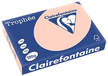 Clairalfa 1209C Universal-Papier Trophee, DIN A4, 120 g/qm lachs