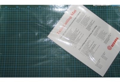 Ecobra Schneidematte A2 Twin-Cutting-Mat grün/schwarz