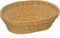 APS Korb, oval PROFI LINE - Körbchen, Flechtkorb aus Polypropylen - Abmessungen: 25 x 19 cm/Höhe: 6,5 cm/Farbe: Hellbraun