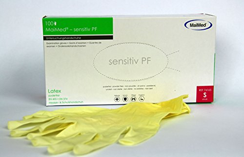 MaiMed sensitiv PF Latex, mikrogeraut, puderfrei (S)