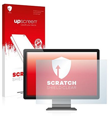 upscreen Schutzfolie für Displays 24 (61 cm) [519x325 mm, 16:10] | Transparenter Displayschutz Made in Germany Standardgrößen Kristall-Klar Kratzschutz Anti-Fingerprint