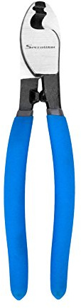 SPEEDWOX Cable Wire Cutter 8 Inches Coaxial Cable Cutting Pliers Shears Wire Stripper Curved Jaw High Leverage Heavy Duty Industy Professional Tool 1/2 Inch Capacity