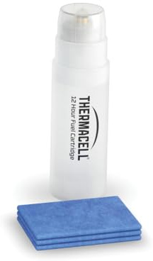 Thermacell Mosquito Repellent Refill Mats, DEET-Free, 12H Protection | Supports 20 sqm coverage with Mini Halo & MR300 compatible devices. Easy replacement for maintaining outdoor protection.