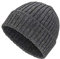 Weiche Damen & Herren Alpaka Mütze aus 100% Alpaka Wolle in 10 Farben - Hochwertige Winter Strickmütze/Beanie Wollmütze von HansaFarm, Dunkelgrau - NFA12, Einheitsgröße