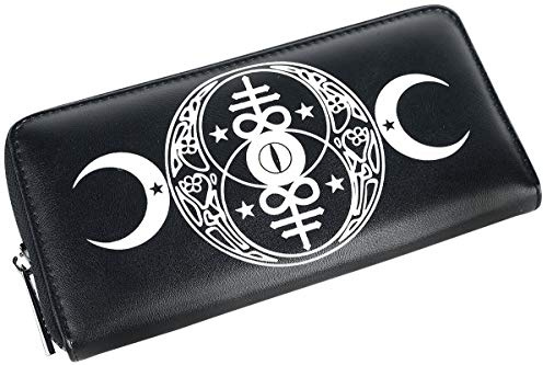 Banned Alternative Moon Wallet Geldbörse schwarz