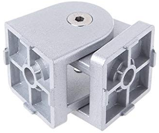 BIlinl Zinc Alloy Flexible Hinge Pivot Joint Connector For Aluminum Extrusion Profile
