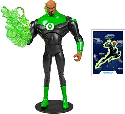 McFarlane Justice League Action Figure Green Lantern 18 cm | DC Multiverse 7 Inch Action Figure Animated Series - Green Lantern John Stewart