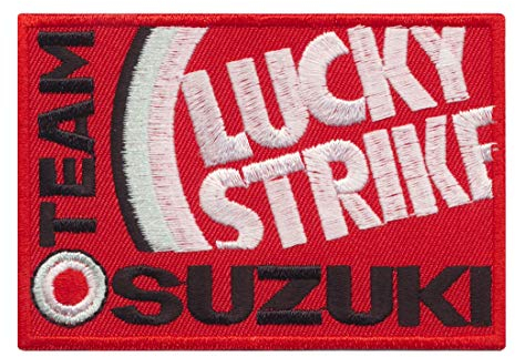 Lucky Strike Aufnäher Patch Suzuki Racing Team Moto GP