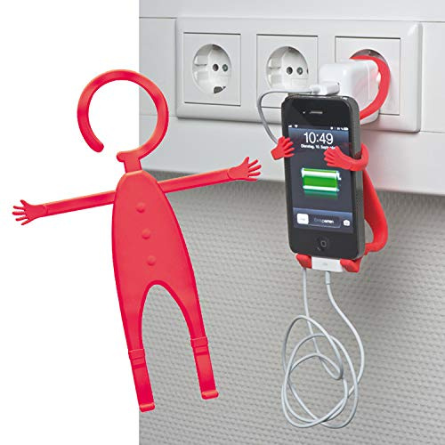 Handyhalter Fleximännchen / Farbe: rot