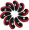 VGEBY Golf Head Covers 10pcs Waterproof Golf Club Iron Head Covers Putter Set Protector Case(Black&Red) Golfclubcover Golf Golfclubcover Golf Cleveland Hi Bore Hybrid Head Covers Ping Iron Covers