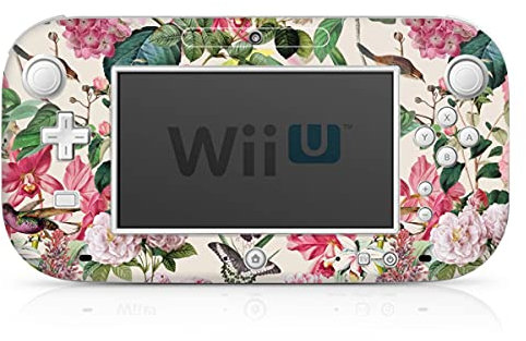 DeinDesign Autocollant Compatible avec Nintendo Wii U Gamepad Sticker Film Autocollant Colibri Roses Été