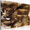 decomonkey Akustikbild Weltkarte 120x80 cm 1 Teilig Leinwand Modern Bilder Wandbilder XXL Schallschlucker Schallschutz Akustikdämmung Wandbild Deko Leise Abstrakt