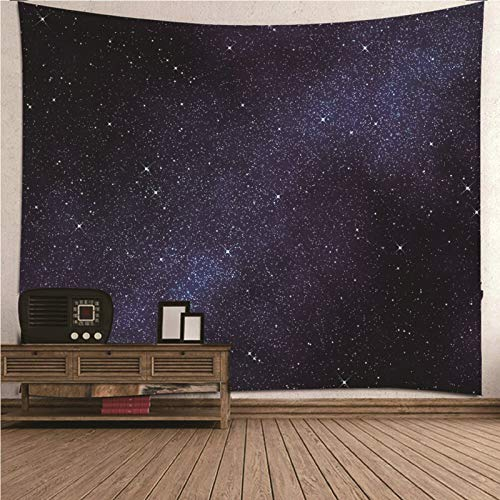 Banemi Vorraum Teppich, Wandteppich Astethic Mehrfarbig Galaxie Stern Polyester Gobelin für Wohnzimmer Schlafzimmer 350x256CM