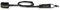 Dakine Unisex-Erwachsene Longboard Ankle Leash 9FT X 1/4IN Surfleine, Schwarz, 9' x 1/4