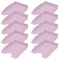 DONAU 7466101PL-23 Briefablage Standard/Violette Pastellfarbe/ 10 Stück - A4 / Briefkorb Moderne und Stapelbare Ablage/Schreibtischablage/Polystyrol