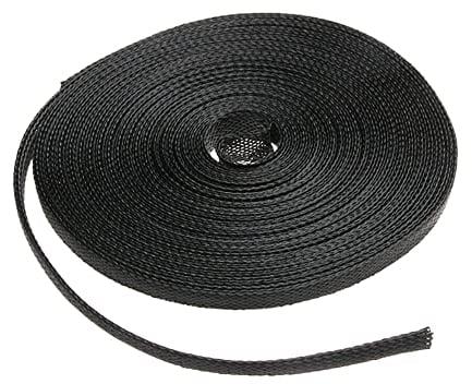 ETOPARS 4mm Funda Trenzada Extensible de PET Manguera para Cables Organizador de Cables Funda Cables Tubería de Telar Manga Flexible Proteccion Esconder Longitud 10 Metros