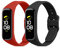 kwmobile 2X Sportarmband kompatibel mit Samsung Galaxy Fit 2 Armband - Fitnesstracker Band Set aus TPU Silikon