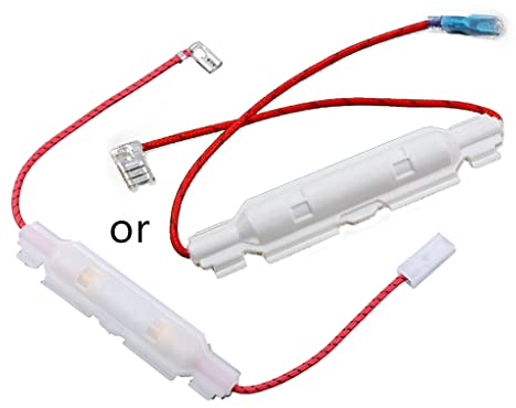 Haveratio 5KV 0.8A Fusible Haute Tension pour Fours à Micro-Ondes Porte-fusible Universel Four à Micro-Ondes Pièces de Rechange Accessoires Blanc, 98mm/3.8in
