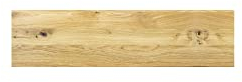 1x Regalbrett EICHE Regalboden Wandregal, Küchenablage, Fensterbank, Schweberegal Massivholz viele Maße Einlegeboden Rustikal Wandboard schwebend Halterung Bücher Dekoration (25cm Tiefe, 80cm Breite)