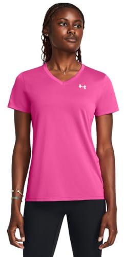 Under Armour Womens Tech SSV – Solid Short-Sleeve Sports Top for Women, V-Neck Women's T-Shirt, Lightweight Sports T-Shirt