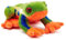 Zappi Co Peluche 100% Recyclée Grenouille Arboricole (15cm de Longueur) Collection d'animaux Doux, Câlins et Écologiques pour Nouveau-né Premier Enfant