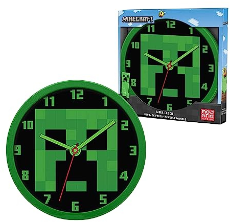 Kids Licensing - Reloj DE Pared Minecraft