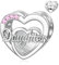 LANBEIDE Tochter Charms für Pandora Charms, 925er Sterlingsilber Liebes Herz Beads Familien Beads für Pandora Armband, Geburtstagsgeschenke für Frauen und Mädchen