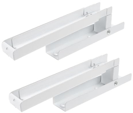 Zerodeko 2piezas Soporte Para Horno Microondas De Acero Inoxidable Rejilla Ajustable y Extensible Blanco Para Cocina